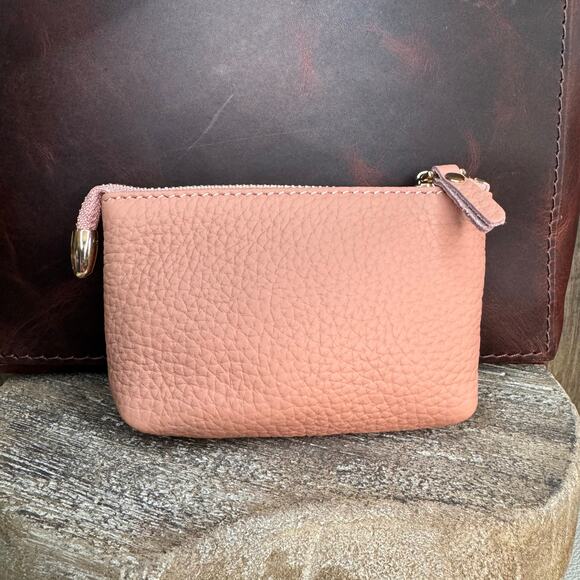 Flower Coin Purse Wallet Genuine Leather Wallet NEW FAST SHIP - Picture 3 of 4